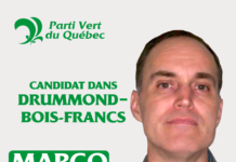 Marco Beauchesne – Candidat dansDrummond-Bois-Francs